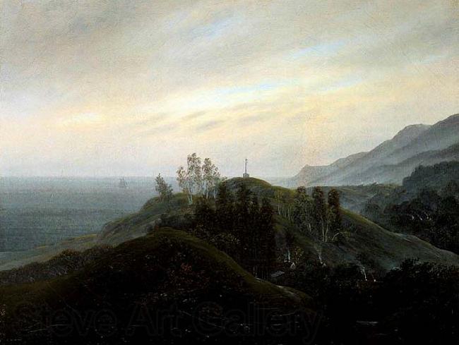 Caspar David Friedrich View of the Baltic Spain oil painting art